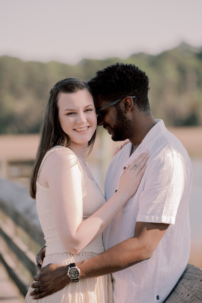 Boho Butterbean Beach Engagement Photos | A Playful Savannah Love Story