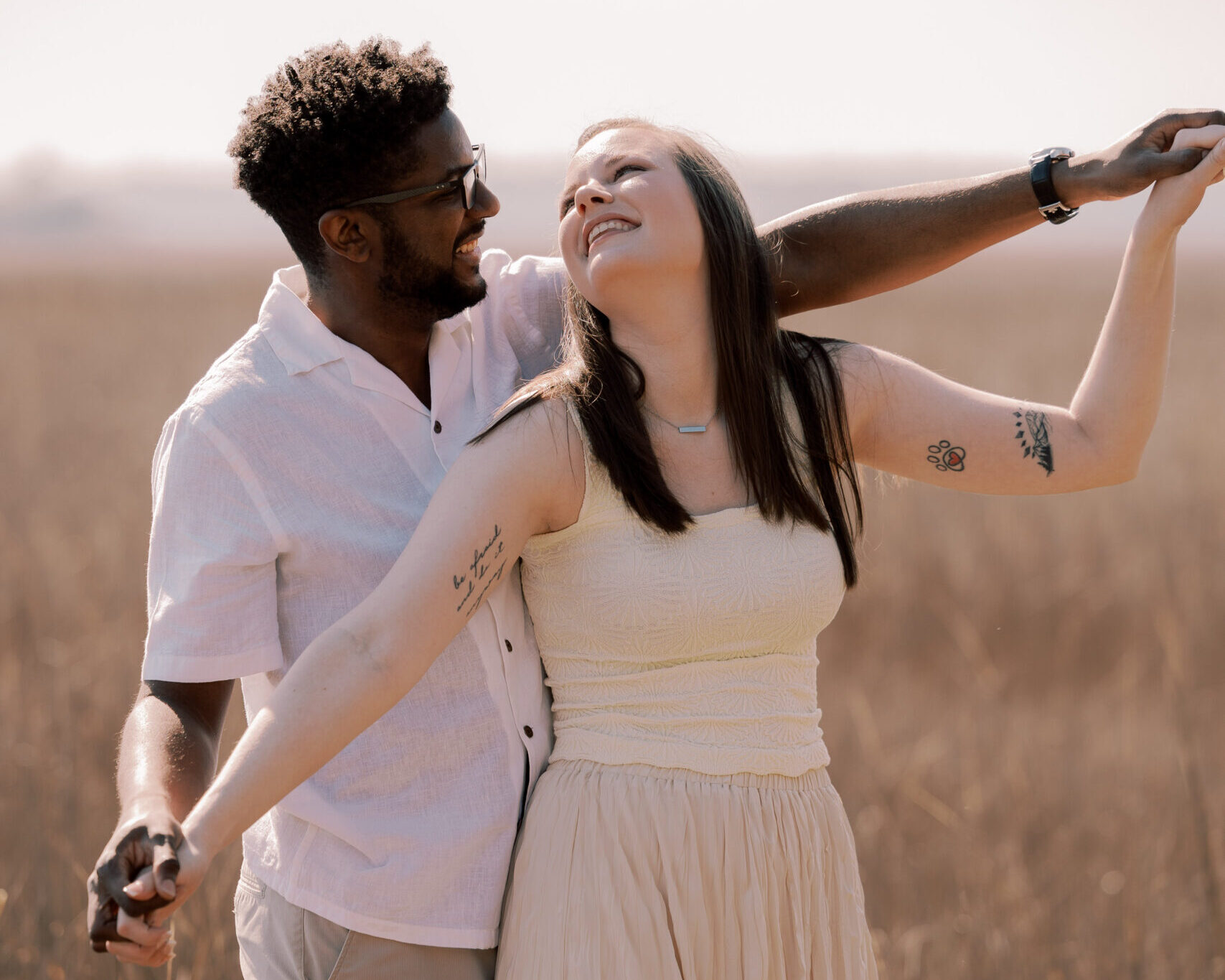Boho Butterbean Beach Engagement Photos | A Playful Savannah Love Story