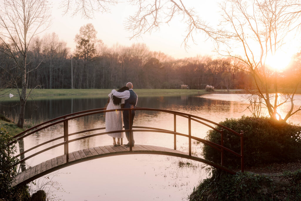Romantic & Playful Engagement Photos at Tryphena’s Garden in Fort Valley, Georgia