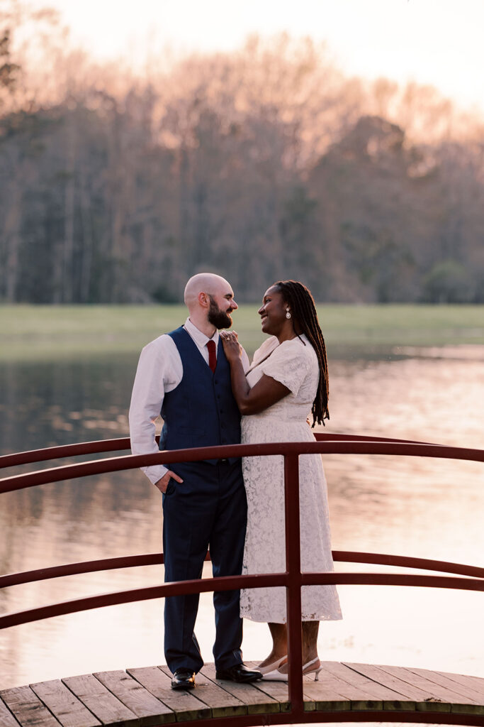 Couple at their dream Georgia photo shoot