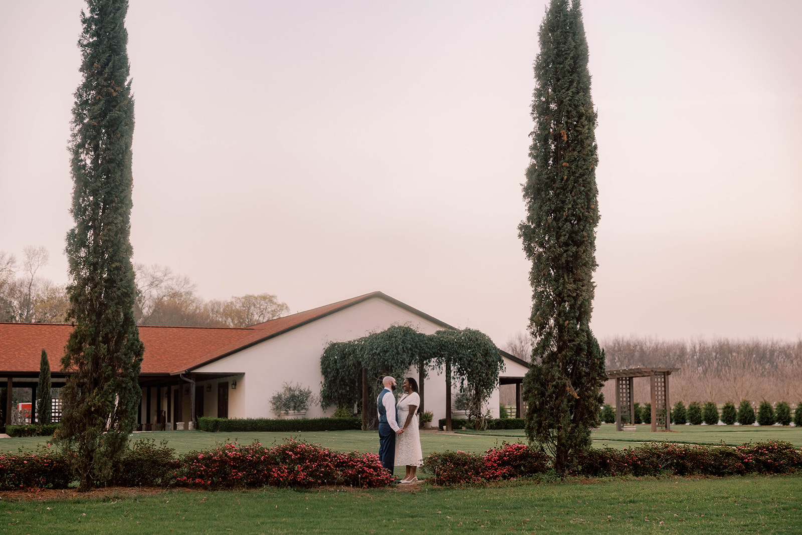 Romantic & Playful Engagement Photos at Tryphena’s Garden in Fort Valley, Georgia