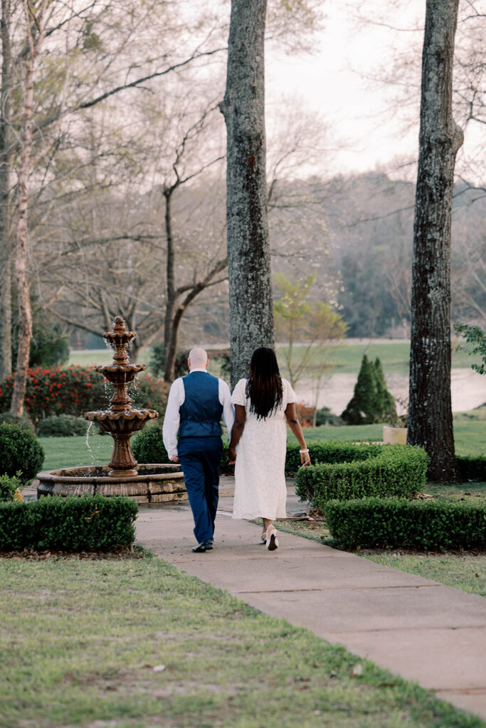 Whimsical engagement photos in Georgia