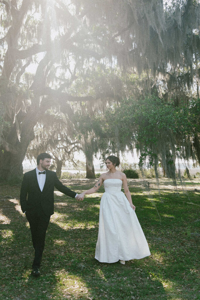 A Romantic Lowcountry Elopement at Whitehall Park in Beaufort, SC