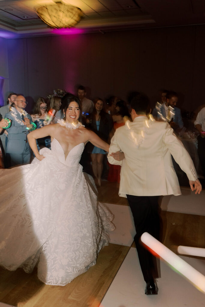 fun wedding reception party