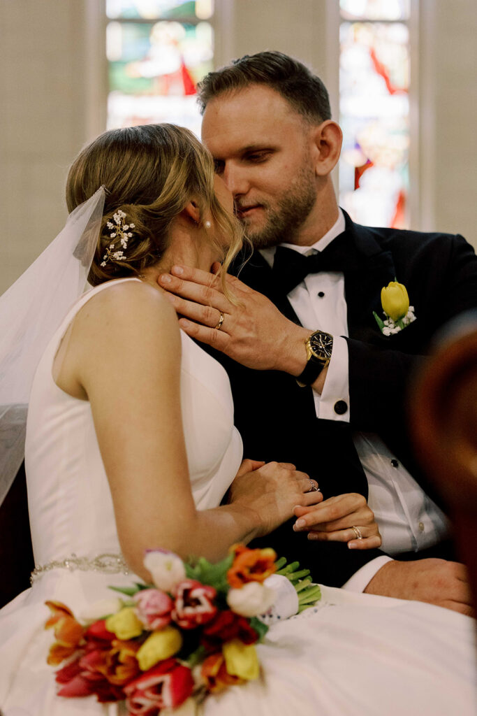 A Classic Spring Roswell Catholic Wedding at St. Peter Chanel Church
