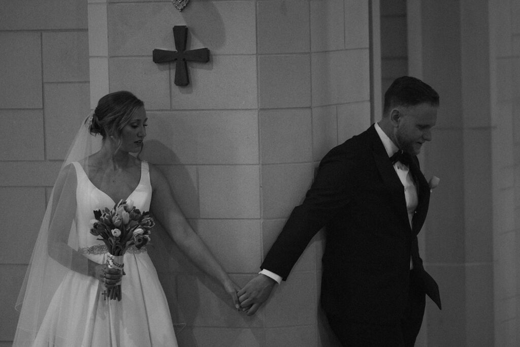 A Classic Spring Roswell Catholic Wedding at St. Peter Chanel Church