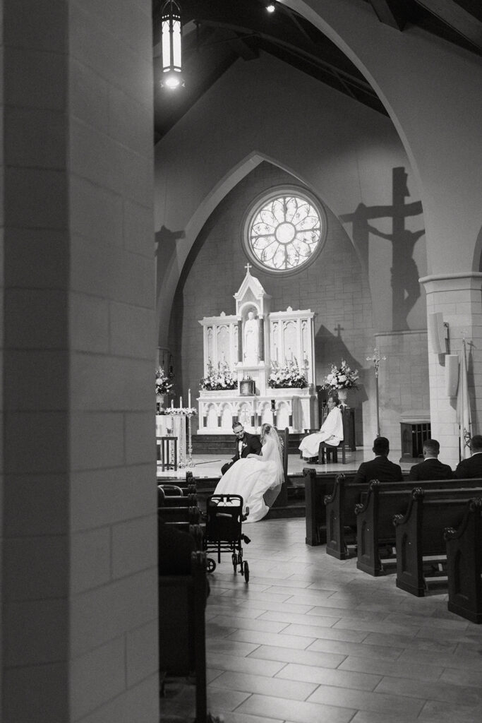 A Classic Spring Roswell Catholic Wedding at St. Peter Chanel Church