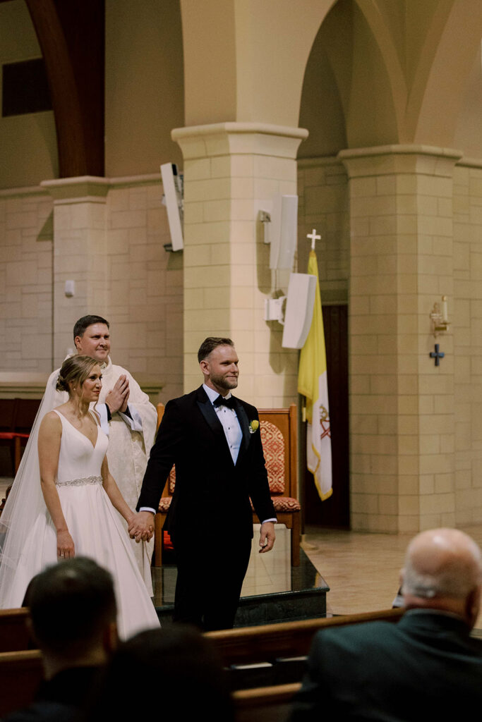 A Classic Spring Roswell Catholic Wedding at St. Peter Chanel Church