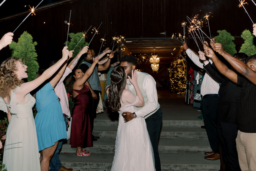 newlyweds at their dream GA wedding reception