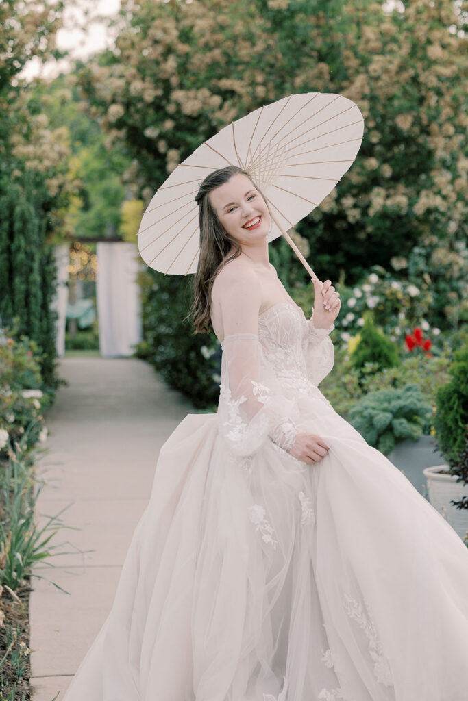 bride at her dream GA wedding