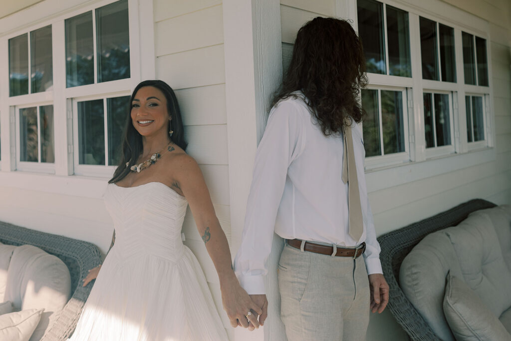 Intimate Tybee Island Elopement with Family on a Private Waterfront Dock