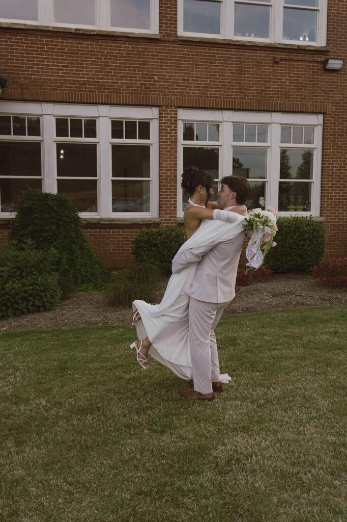 A Romantic Spring Wedding at The Schoolhouse Venue in Travelers Rest, SC