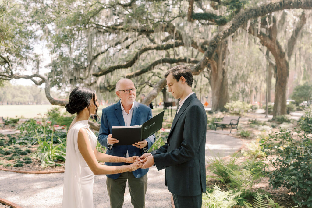 An Intimate Savannah Elopement with Two Wedding Ceremonies | Nikita & Harrison