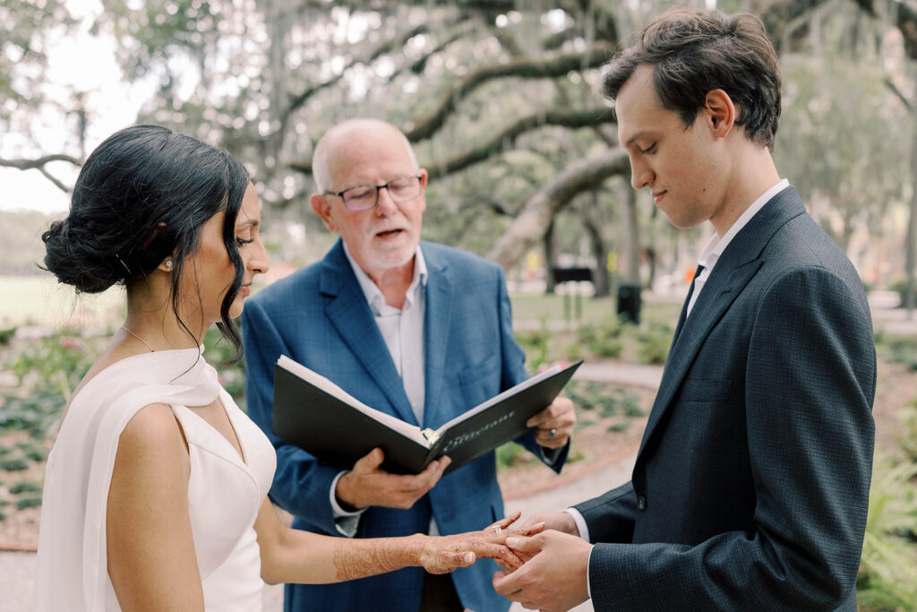 An Intimate Savannah Elopement with Two Wedding Ceremonies | Nikita & Harrison