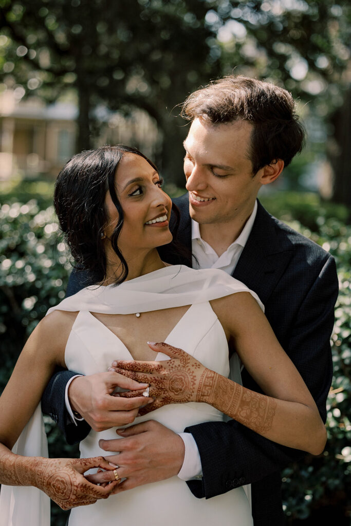 couple at their dream GA elopement
