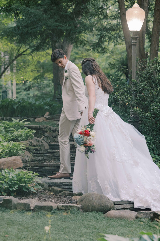 A Whimsical Lions Gate Manor Wedding with Garden Views & Faith-Filled Moments