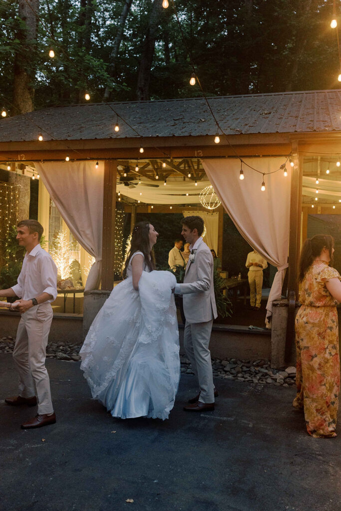 fun wedding reception party in SC