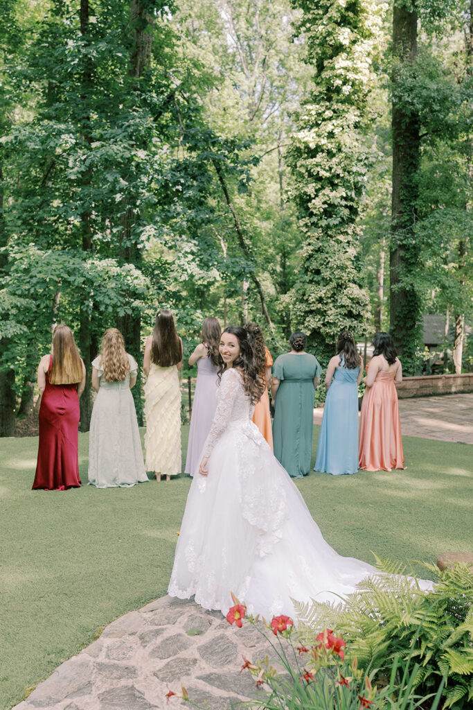 A Whimsical Lions Gate Manor Wedding with Garden Views & Faith-Filled Moments