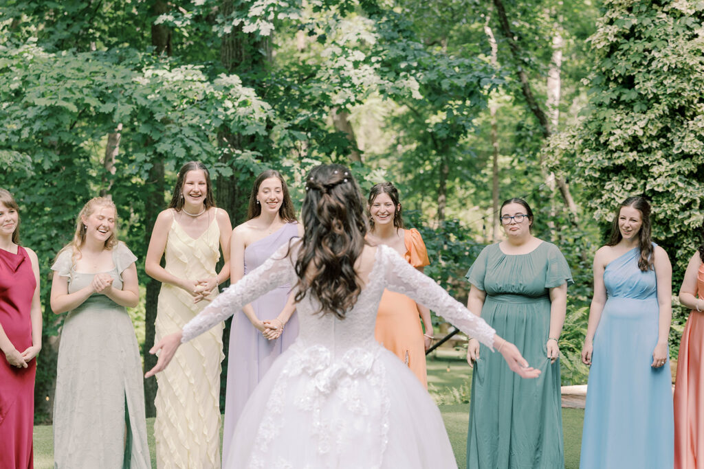 A Whimsical Lions Gate Manor Wedding with Garden Views & Faith-Filled Moments