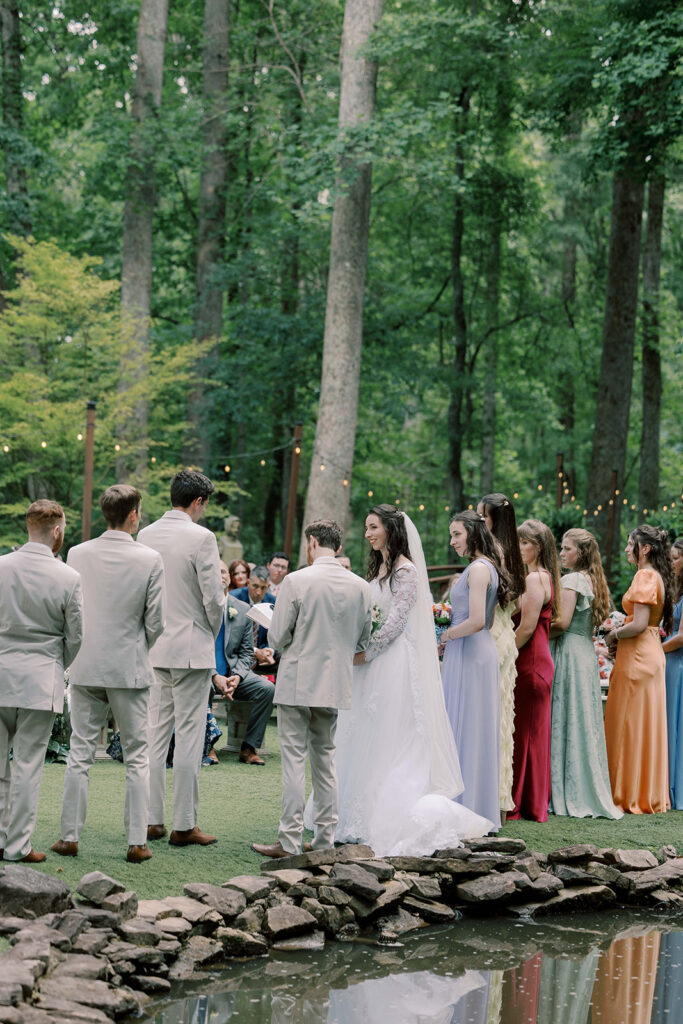 romantic and timeless wedding ceremony in SC