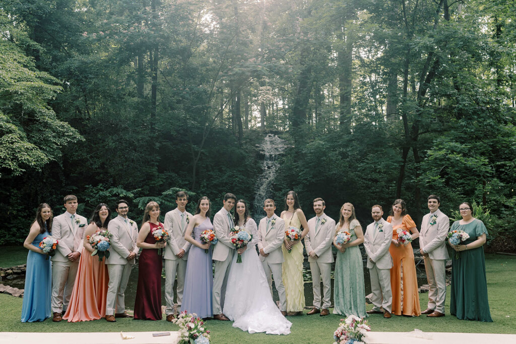 A Whimsical Lions Gate Manor Wedding with Garden Views & Faith-Filled Moments