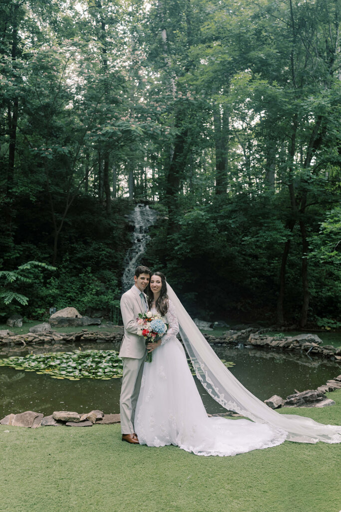 A Whimsical Lions Gate Manor Wedding with Garden Views & Faith-Filled Moments