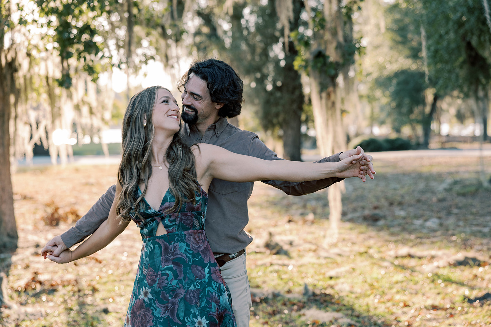 couple at their playful couple portraits
