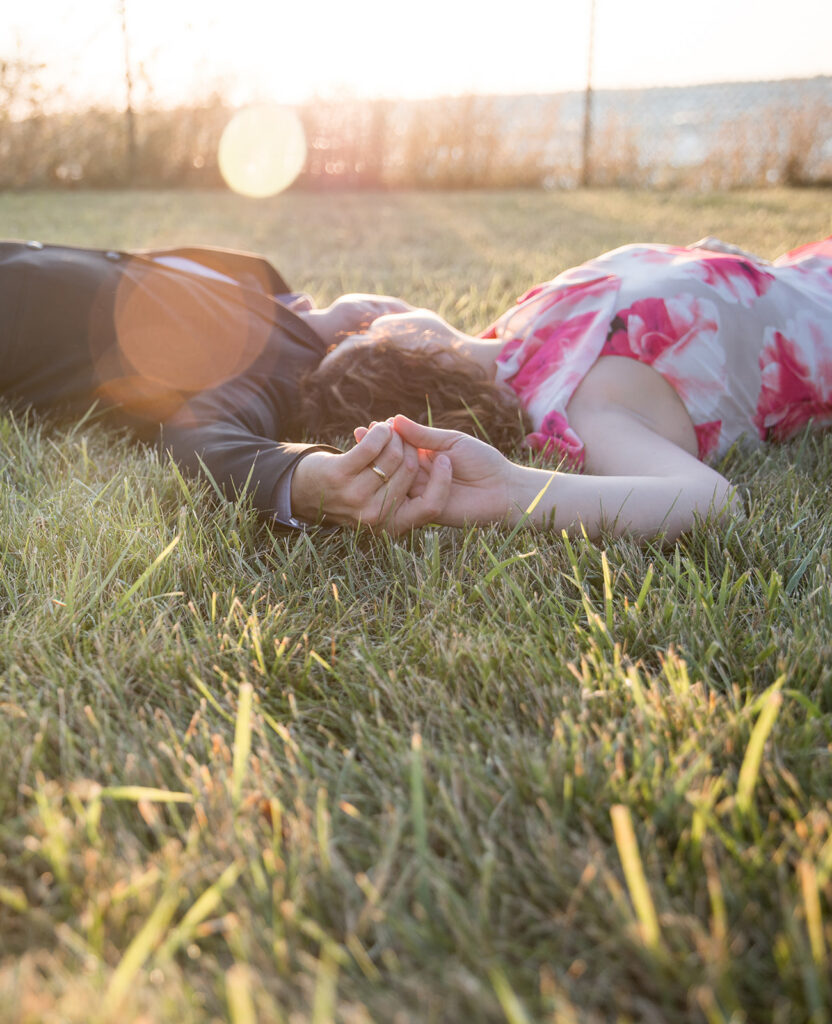 golden hour couple portraits in GA