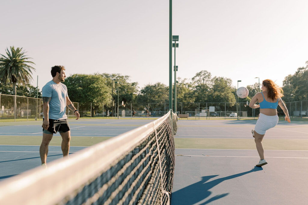 A Playful Engagement Session in Brunswick | Mabel & James