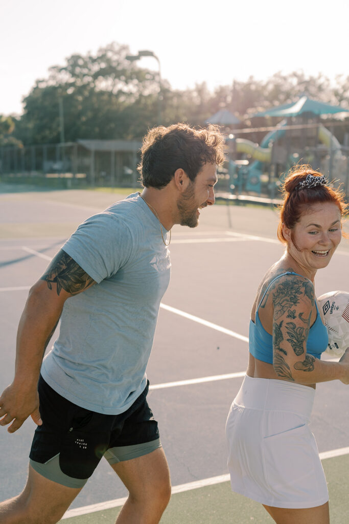 A Playful Engagement Session in Brunswick | Mabel & James