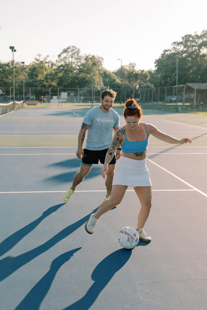 A Playful Engagement Session in Brunswick | Mabel & James
