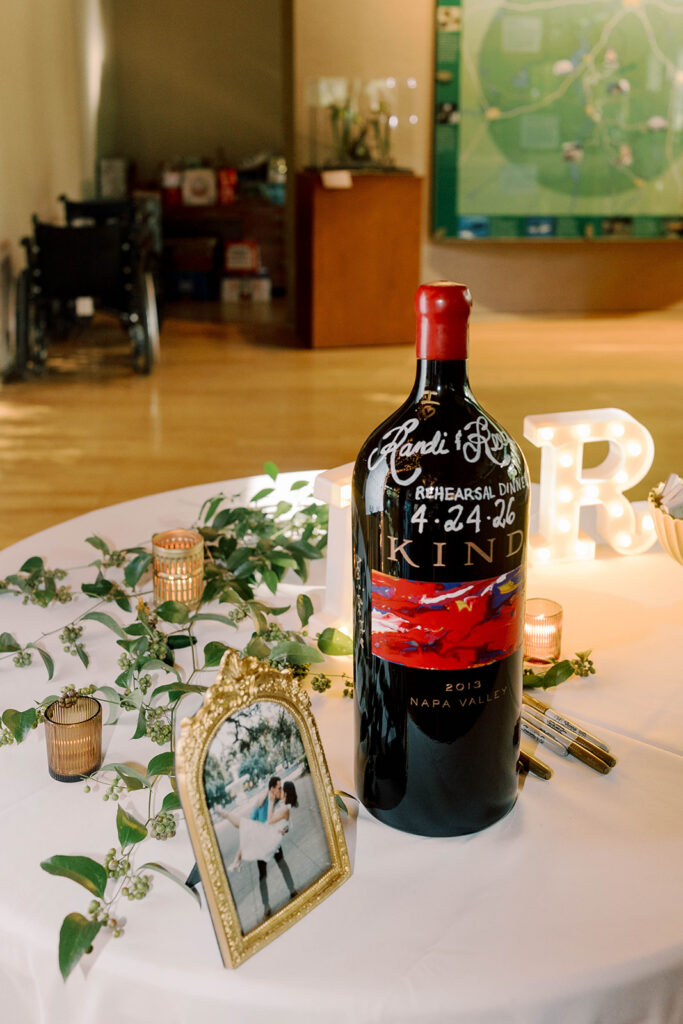 romantic wedding decor in GA