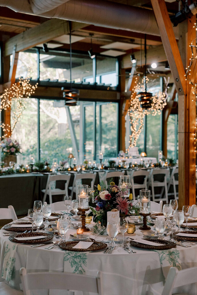 romantic wedding reception decor