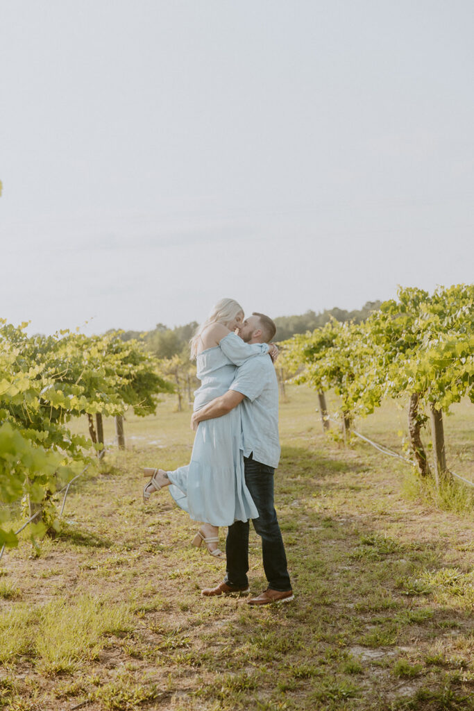 golden hour couple session in savannah