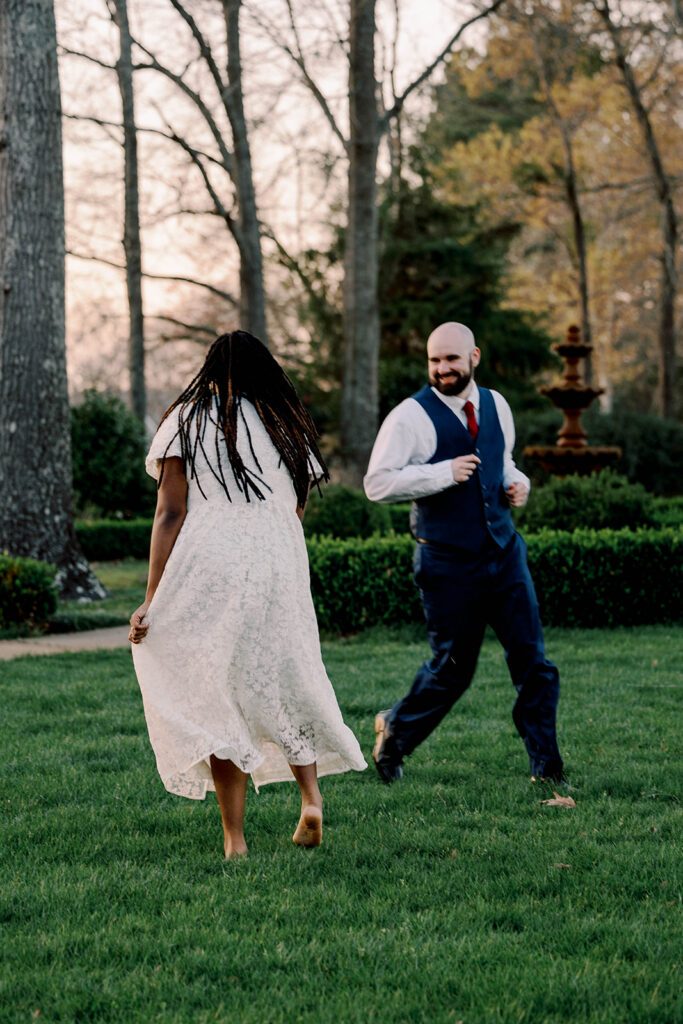 playful couple portraits in GA
