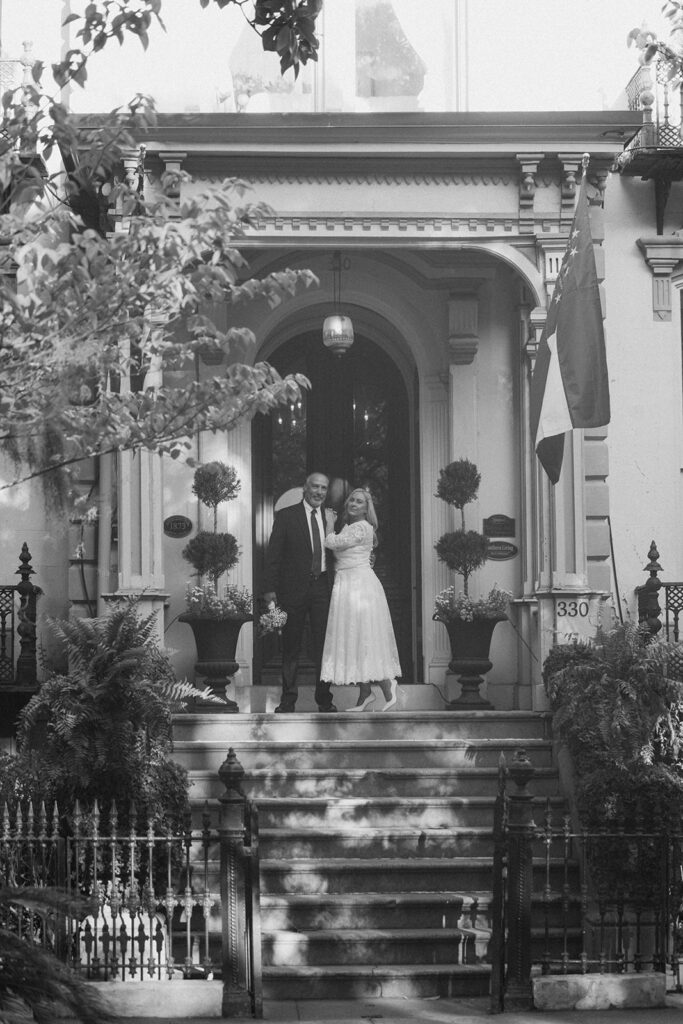 b&w couple session in GA