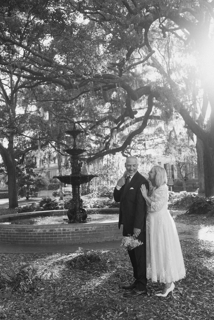 Golden hour bridal session in Georgia
