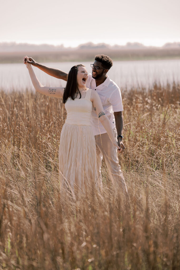 Playful Engagement Photo Poses for Couples Who Want to Be Themselves