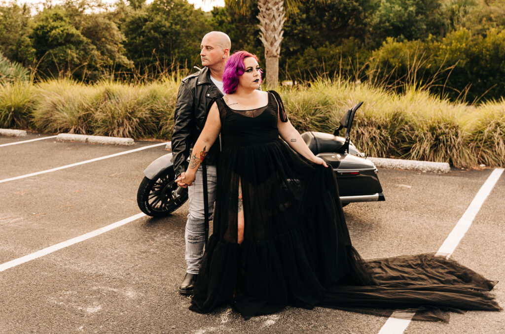 fun engagement portraits in GA