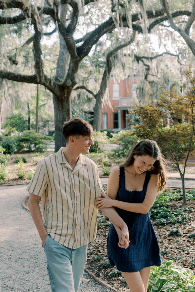 golden hour couple portraits in GA