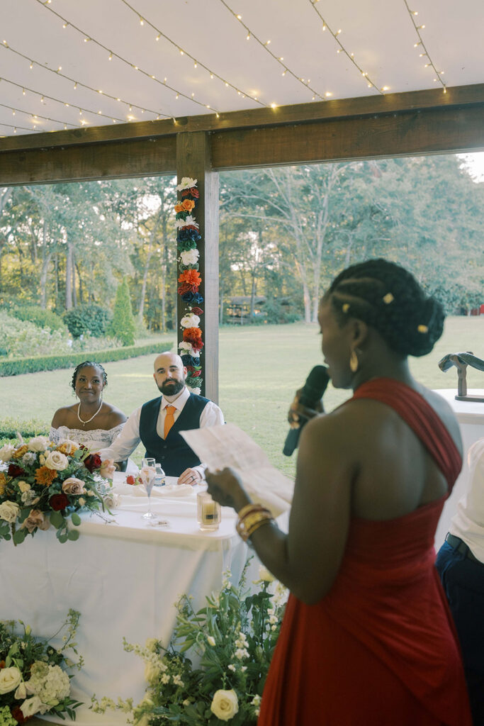 emotional wedding reception speeches