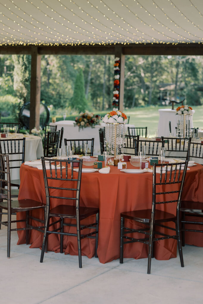 elegant and timeless reception decor